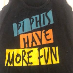 PI BETA PHI TANK! AMERICAN APPAREL